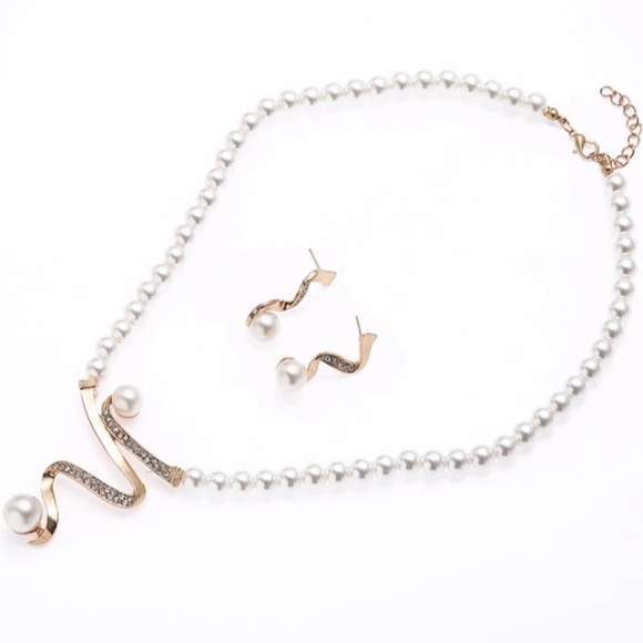 ⚡⚪2-Pc.⚪Zig⚡Zag⚪Pearl⚪Set⚪⚡ - Picture 6 of 6